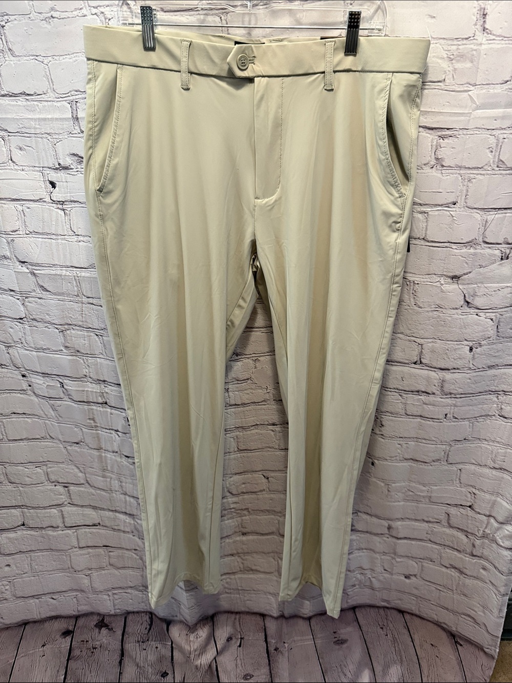 Original Weatherproof Vintage Men's Light Beige Stretch Pants